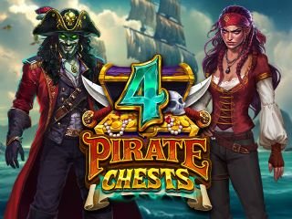 4 Pirate Chests